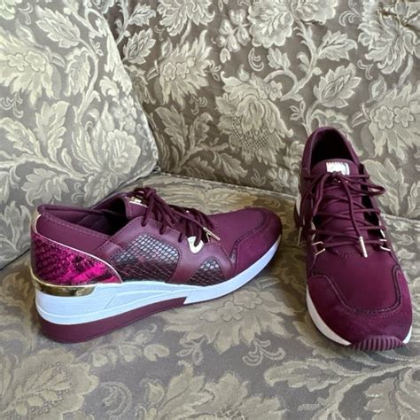 michael kors liv trainer burgundy|Michael michael kors liv trainer + FREE SHIPPING .